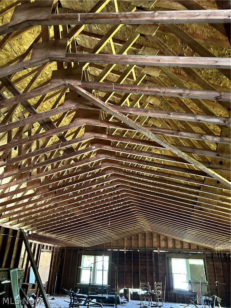991 Marks Road Brunswick, OH 44212 - Photo 33 of 34 front building ceiling with trusses