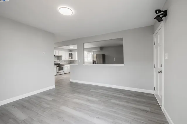 wooden floor in an empty room
