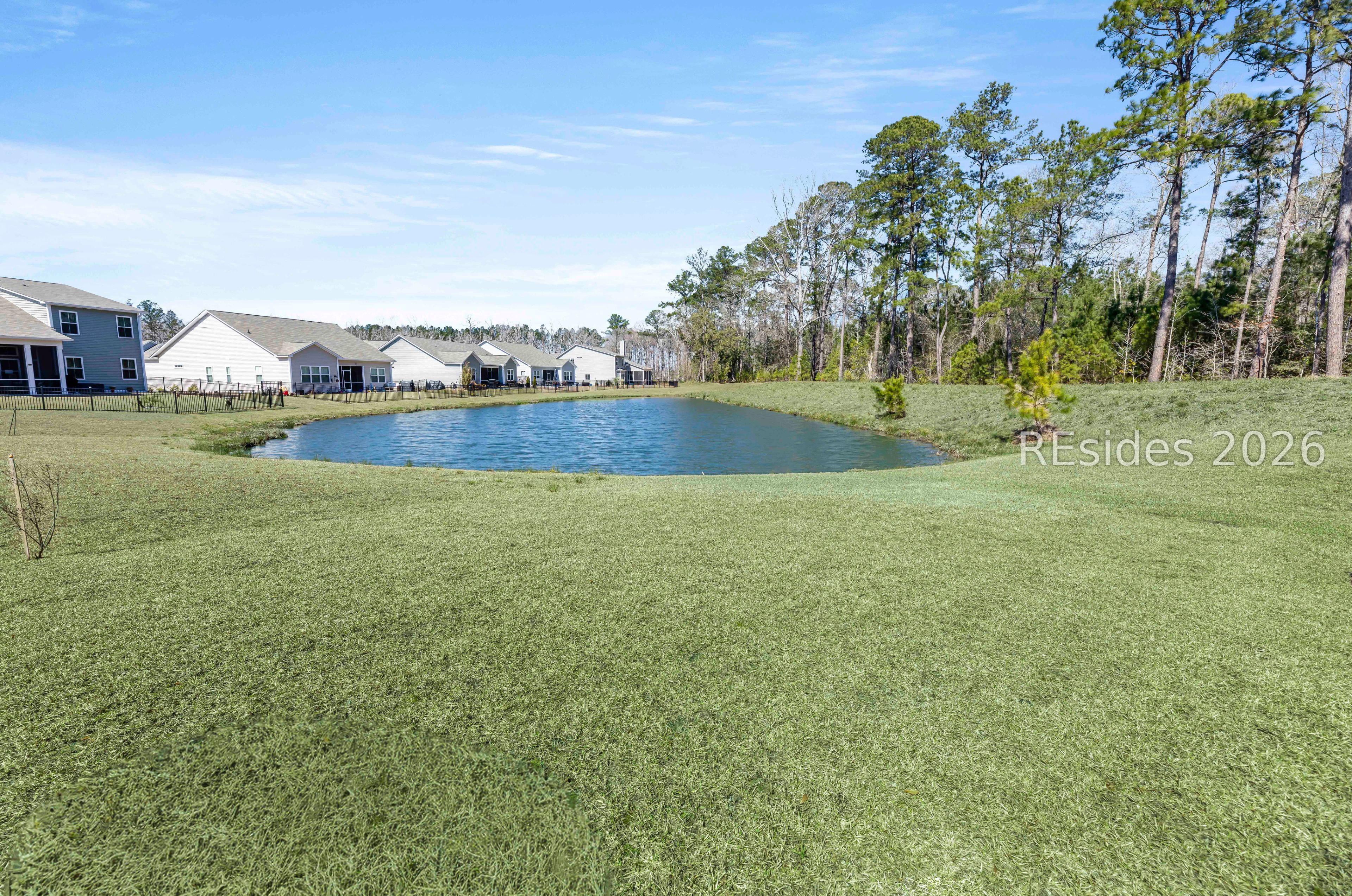 263 Monument Street Ridgeland, SC 29936 - Photo 43 of 61 Lagoon view; grass color enhanced