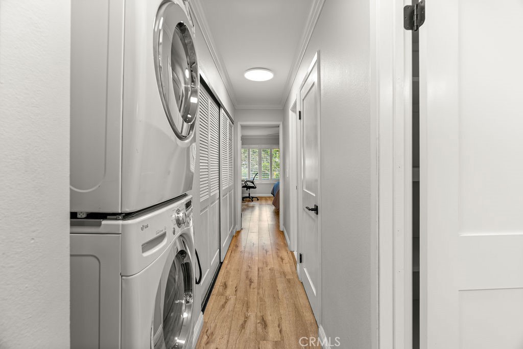 1321 Beryl Street, Unit 101 Redondo Beach, CA 90277 - Photo 19 of 40 a view of an entryway with wooden floor