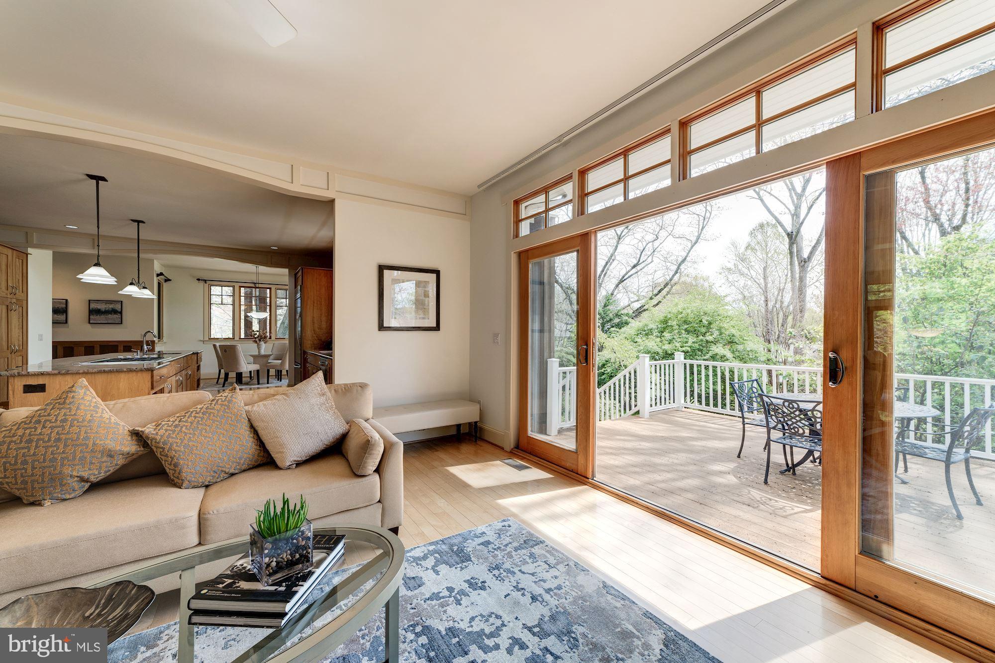 6547 Old Chesterbrook Road McLean, VA 22101 - Photo 42 of 55 Family Room w/ Deck Access