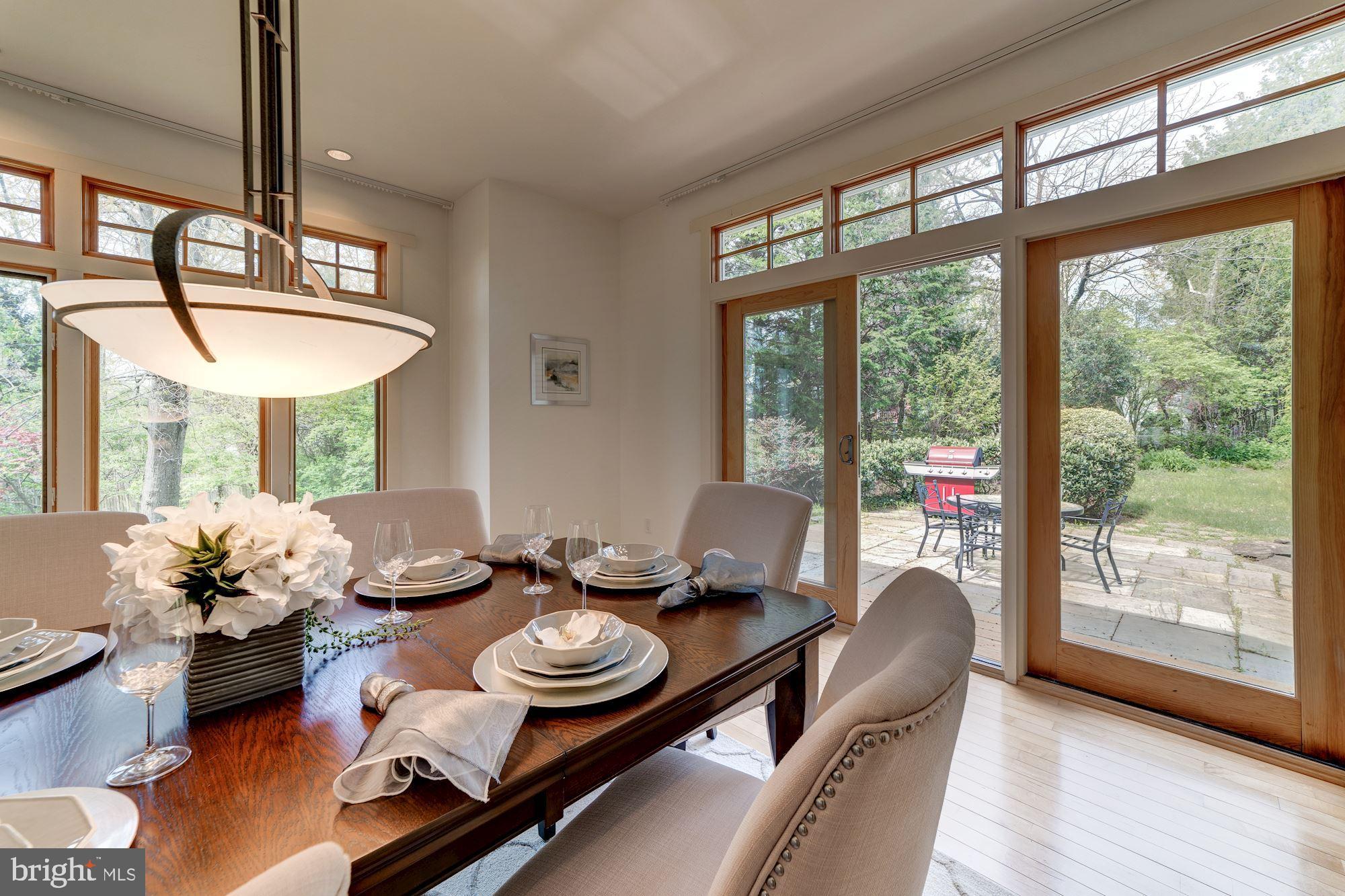 6547 Old Chesterbrook Road McLean, VA 22101 - Photo 43 of 55 Dining Room w/ Patio Access
