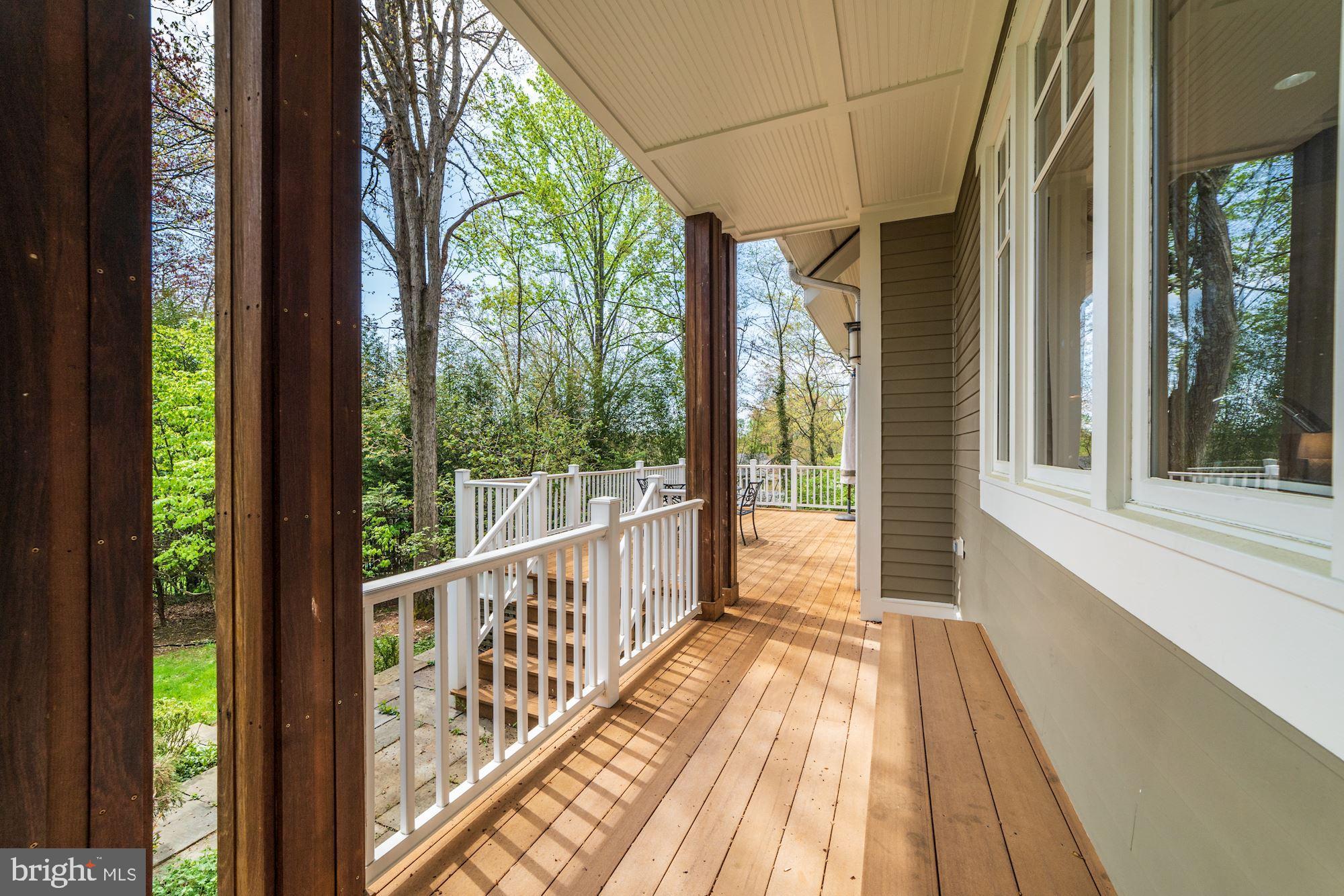 6547 Old Chesterbrook Road McLean, VA 22101 - Photo 47 of 55 Exterior (Porch connects to Deck)