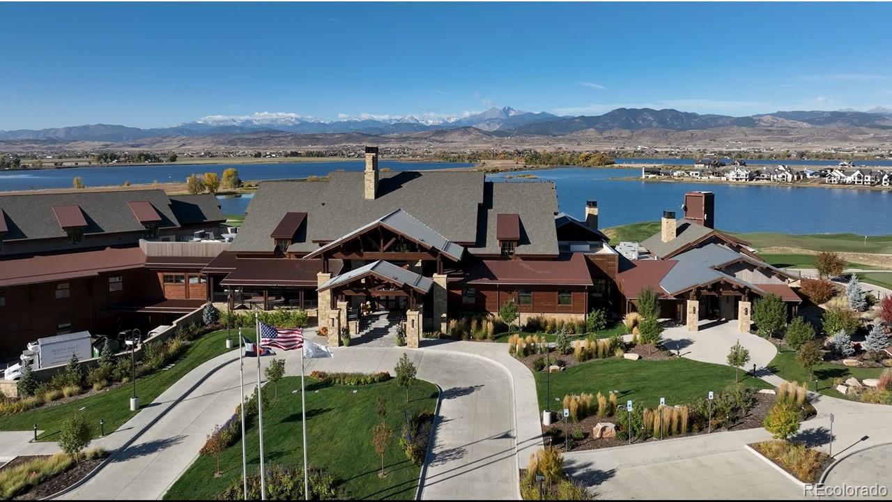 1105 Clara View Drive Berthoud, CO 80513 - Photo 32 of 35 a picture of city view with lake view and mountain view