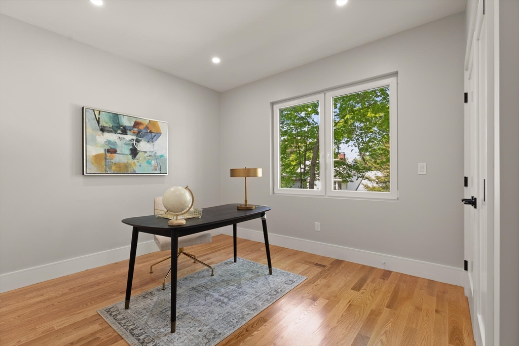 33 Barbara Road Newton, MA 02465 - Photo 17 of 42 a workspace with furniture and a window