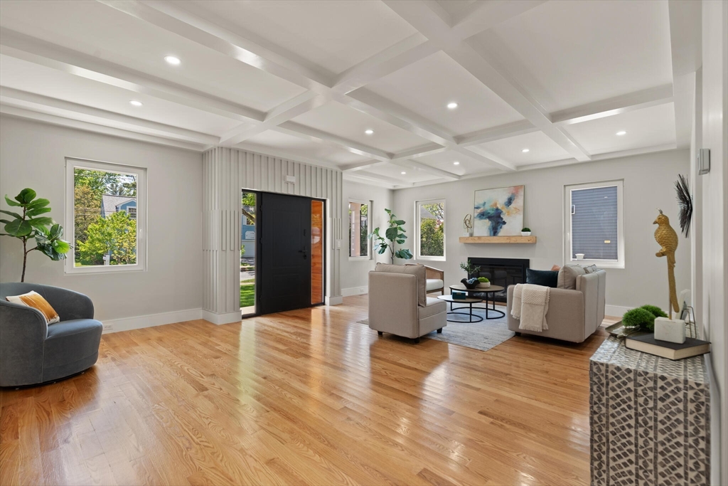 33 Barbara Road Newton, MA 02465 - Photo 2 of 42 a living room with furniture and wooden floor