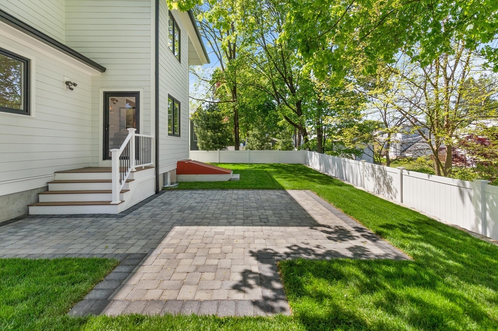 33 Barbara Road Newton, MA 02465 - Photo 36 of 42 a view of backyard with swimming pool