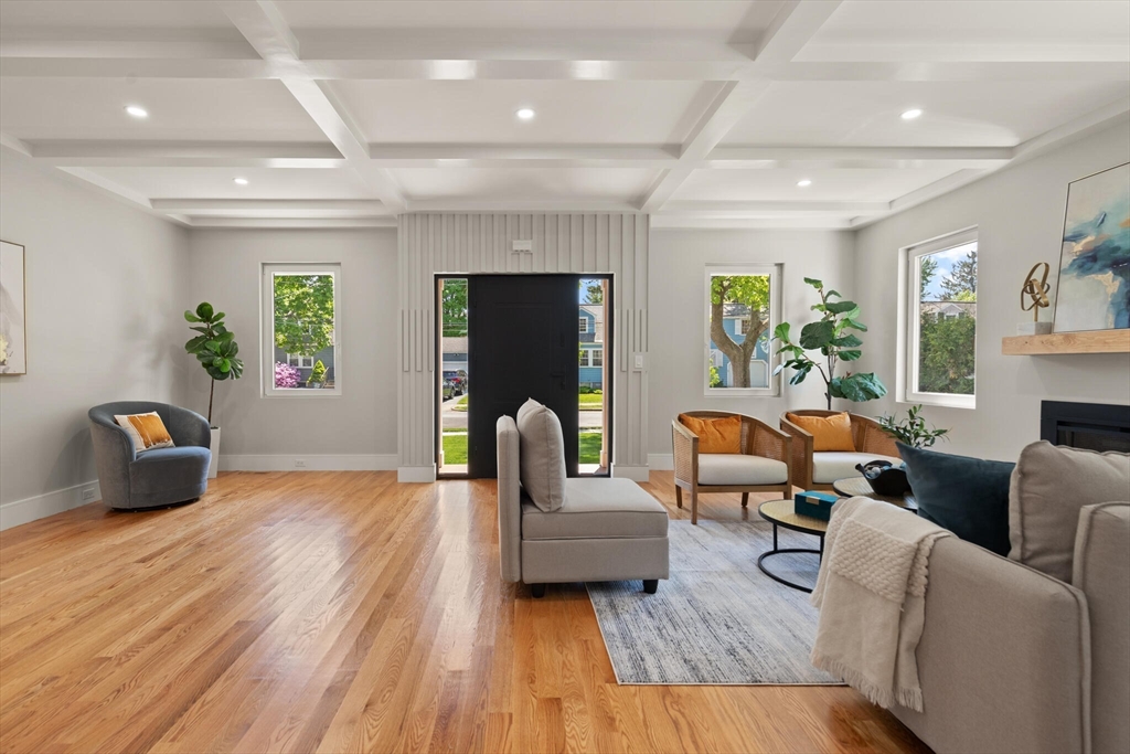 33 Barbara Road Newton, MA 02465 - Photo 6 of 42 a living room with furniture and wooden floor