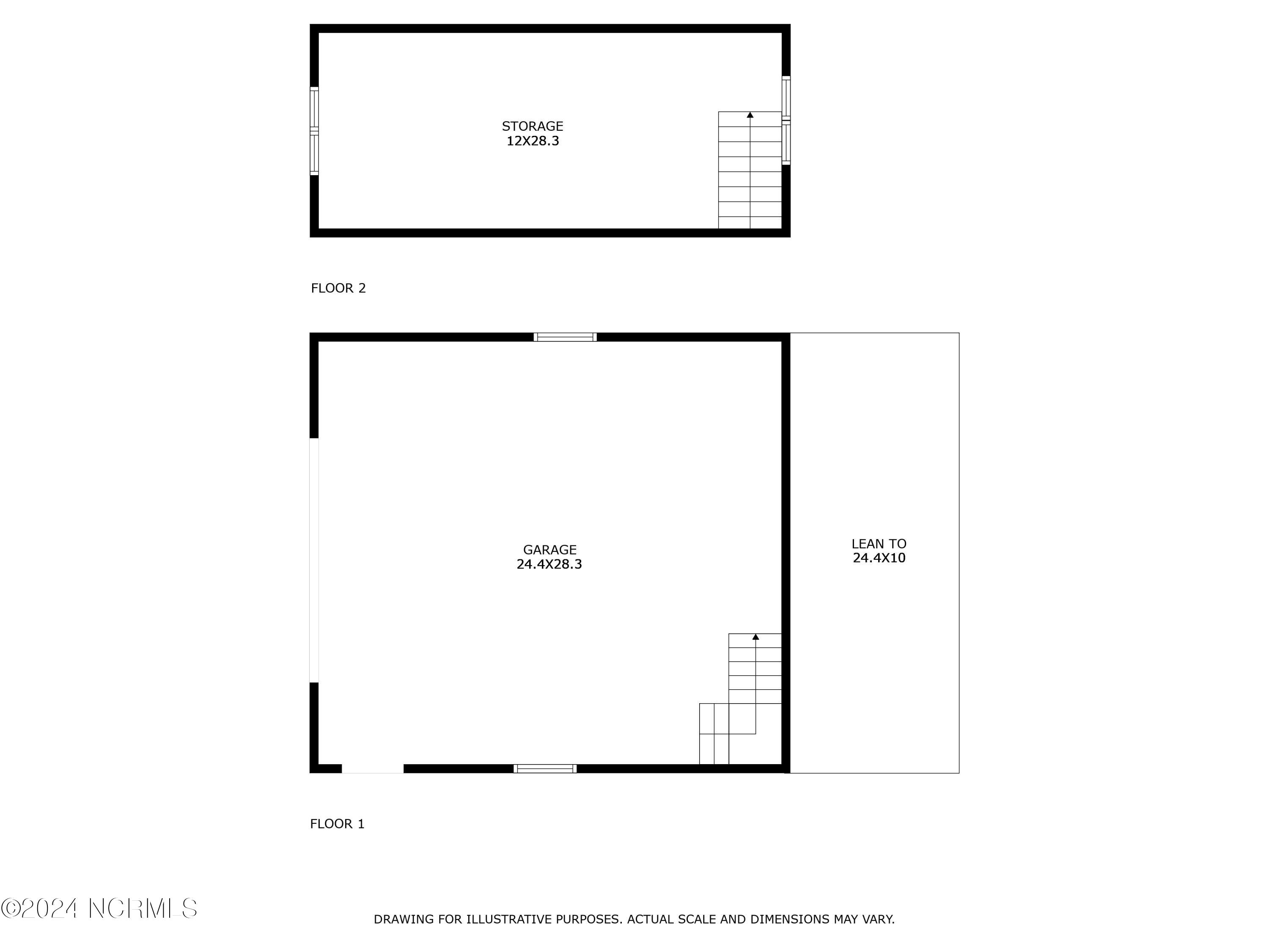 412 Pinecrest Court Road Aberdeen, NC 28315 - Photo 64 of 64 Detached Garage - Floor Plan