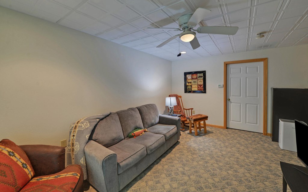 56 Waxwing Trail Murphy, NC 28906 - Photo 28 of 49 a living room with furniture and a flat screen tv