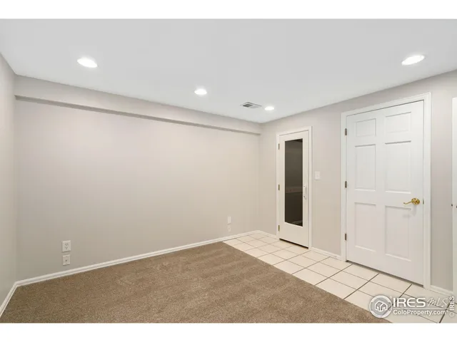 a view of an empty room