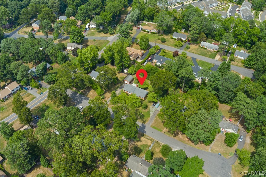 3121 Yukon Road Richmond, VA 23235 - Photo 25 of 27 an aerial view of residential houses with outdoor space
