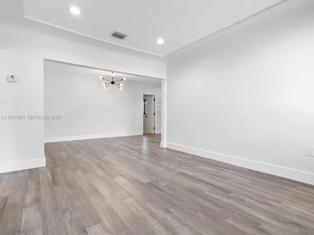 wooden floor in an empty room