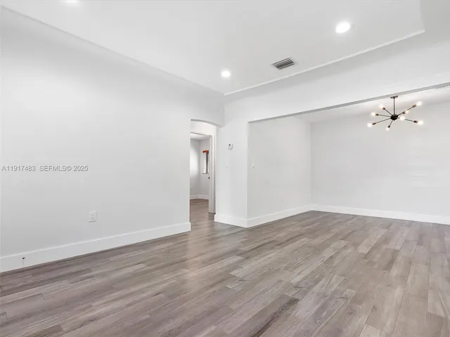 wooden floor in an empty room