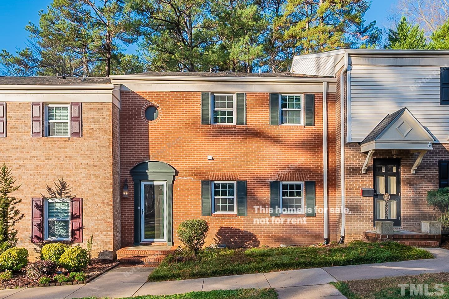 6335 New Market Way, Unit 1 Raleigh, NC 27615 - Photo 1 of 22 front view of a house