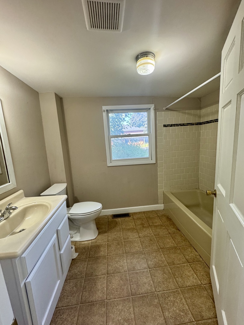 110 North Elm Street Waterman, IL 60556 - Photo 14 of 16 a bathroom with a sink a toilet and shower