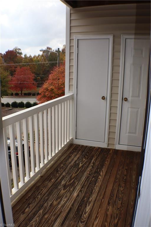 130 James Road, Unit 2C High Point, NC 27265 - Photo 13 of 17 Balcony with storage room