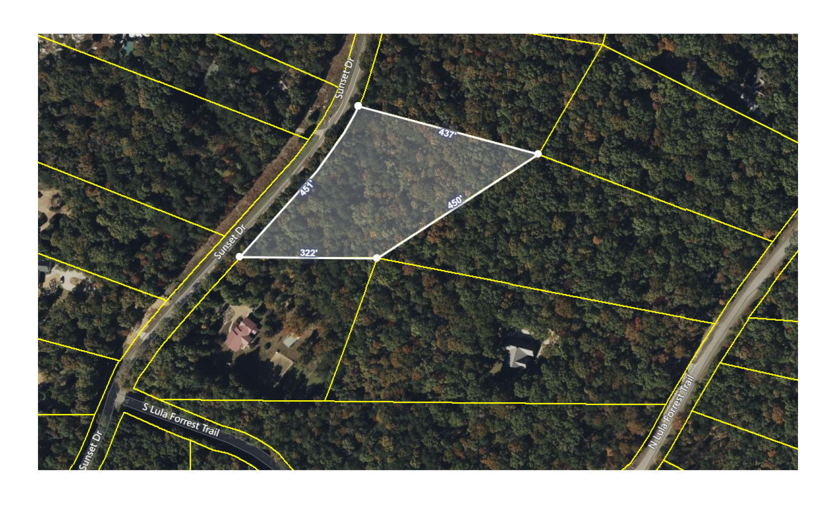 3900 Sunset Drive Rising Fawn, GA 30738 - Photo 2 of 5 SunsetArial