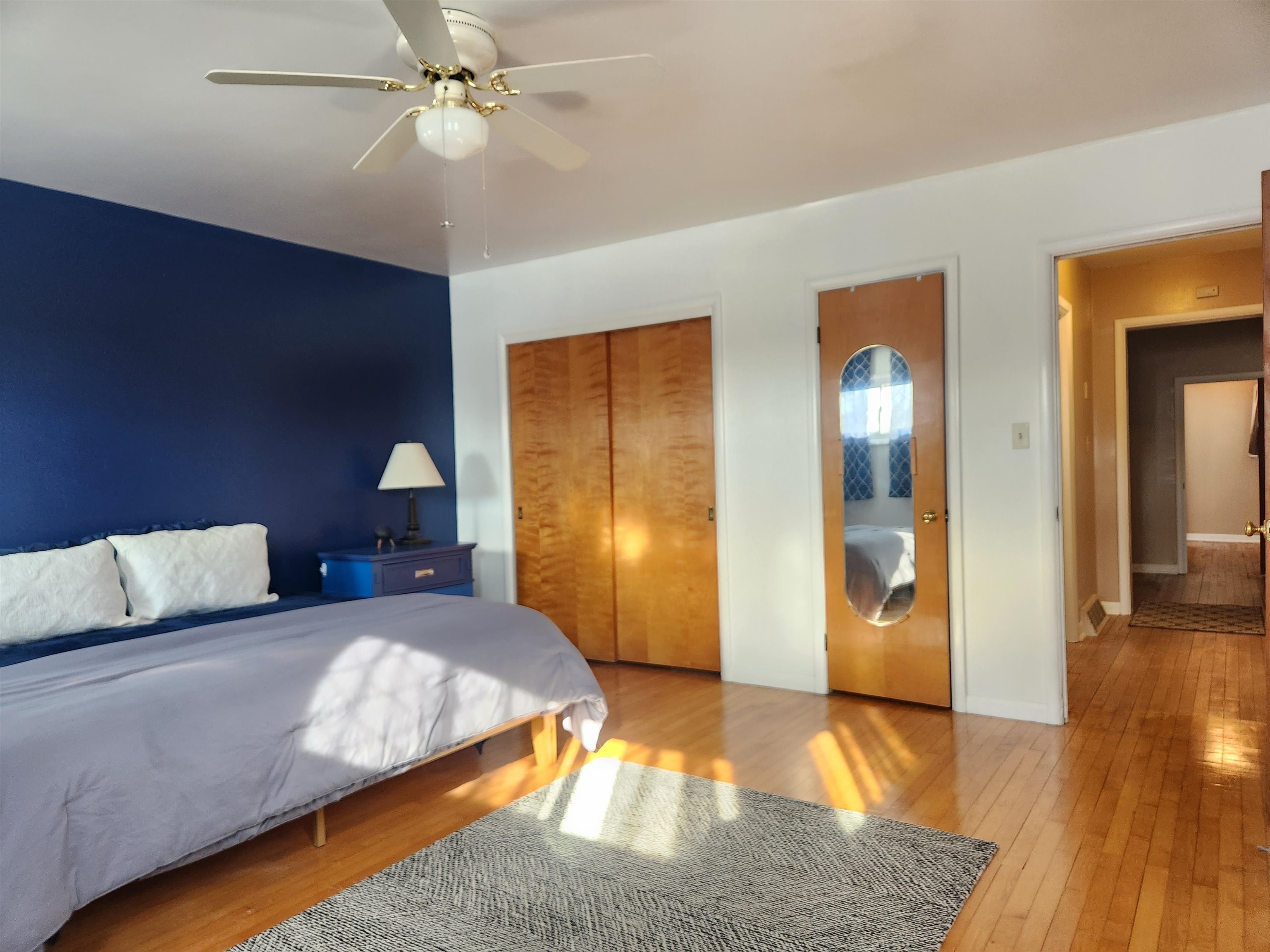 608 West 3rd Street Washburn, WI 54891 - Photo 9 of 26 Very spacious primary with great closet space, fits a king sized bed easily.