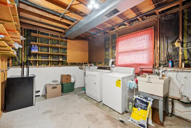 a view of a backyard with a patio