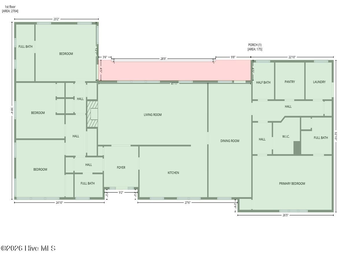 293 Old Chinquapin Road Beulaville, NC 28518 - Photo 54 of 55 6. Floorplan 1