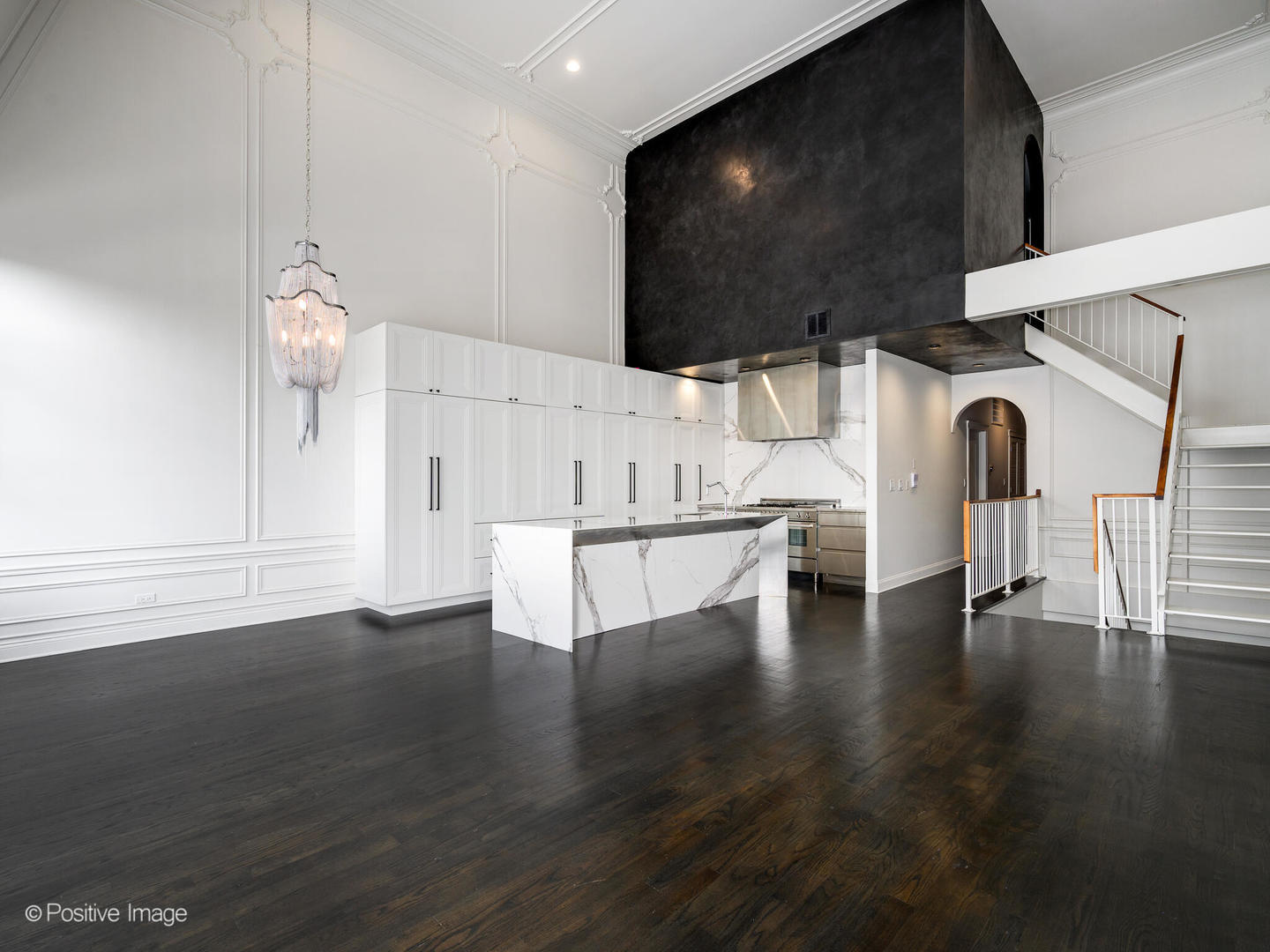 33 North Morgan Street, Unit PH Chicago, IL 60607 - Photo 4 of 24 a view of living room with furniture and flat screen tv