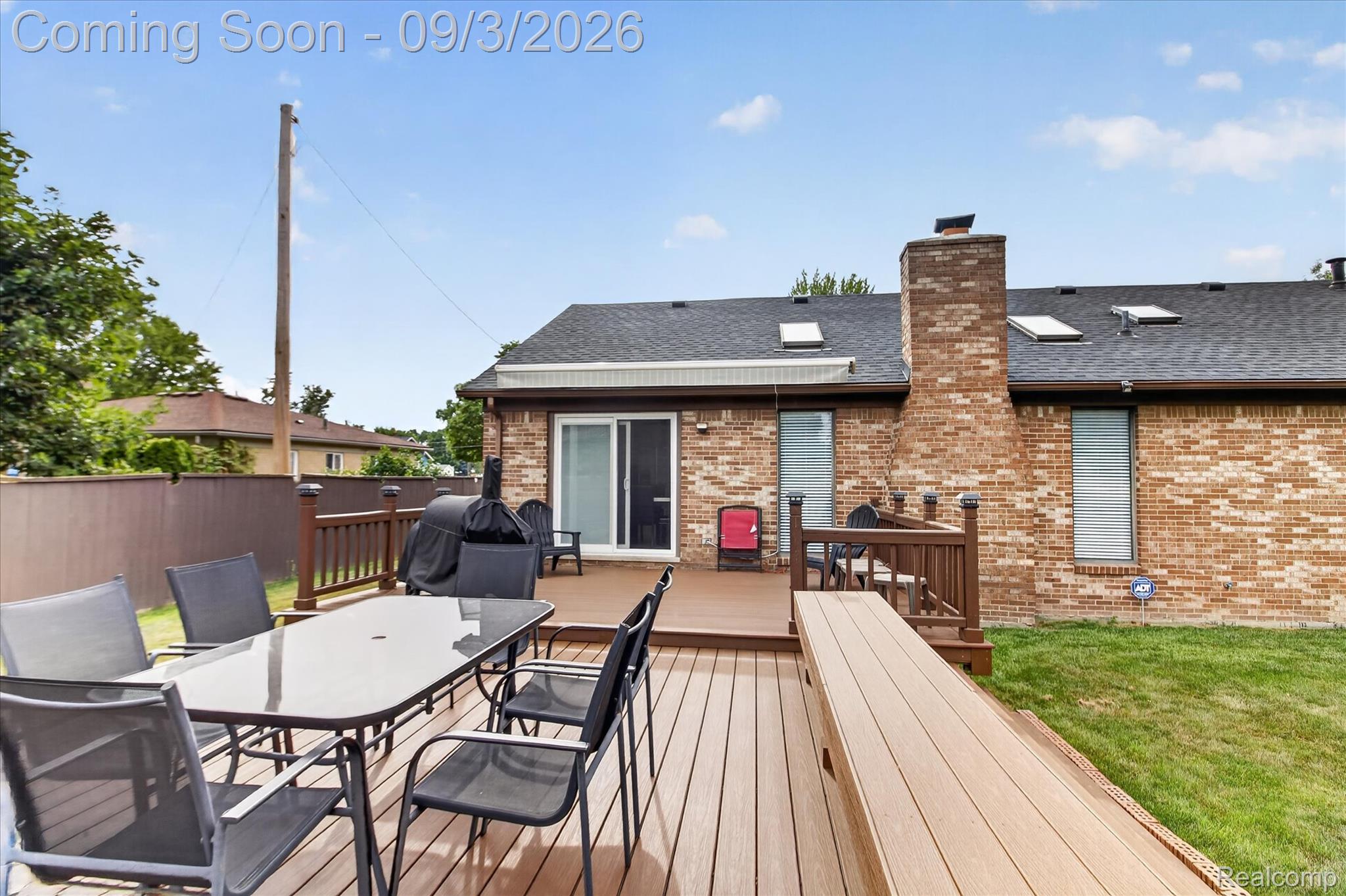 27260 Campbell Road Warren, MI 48093 - Photo 45 of 60 Expansive rear deck with multi-level design and composite decking