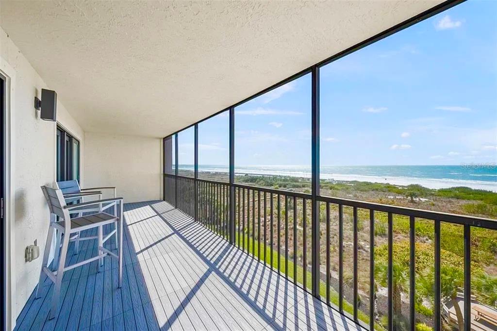 420 Beach Road, Unit 606 Sarasota, FL 34242 - Photo 13 of 83 a view of balcony with workspace