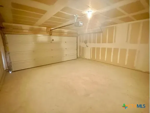a view of a room with shelves