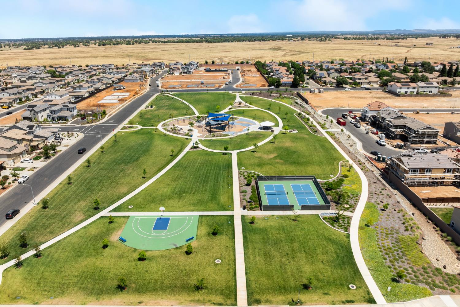 4216 Creede Way Rancho Cordova, CA 95742 - Photo 55 of 56 an aerial view of a football ground
