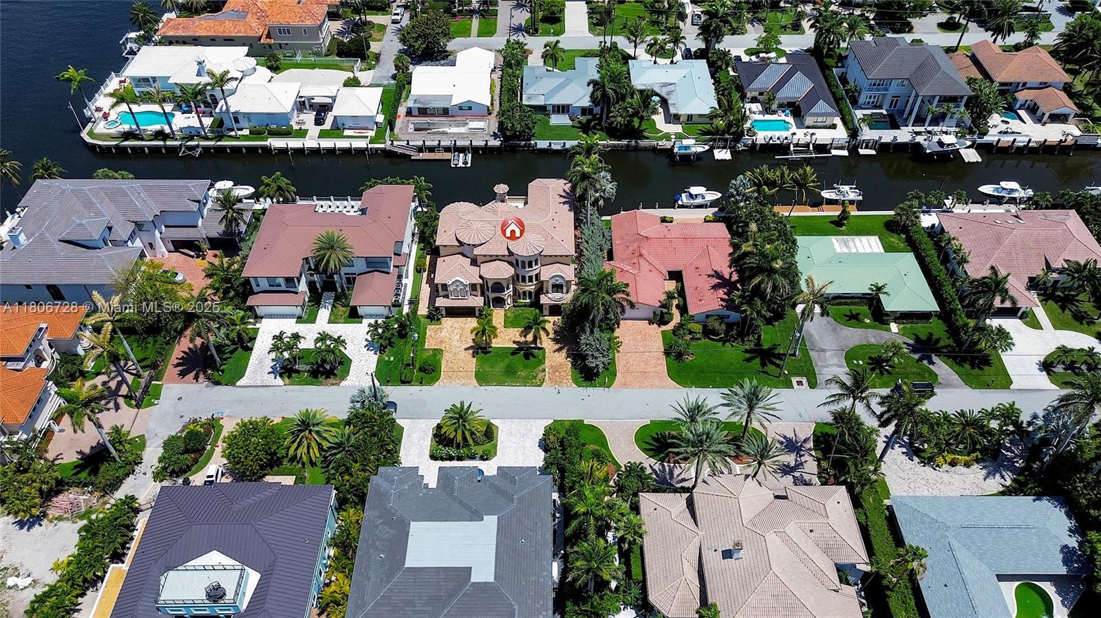 1011 Rhodes Villa Avenue Delray Beach, FL 33483 - Photo 5 of 90 an aerial view of a houses with yard