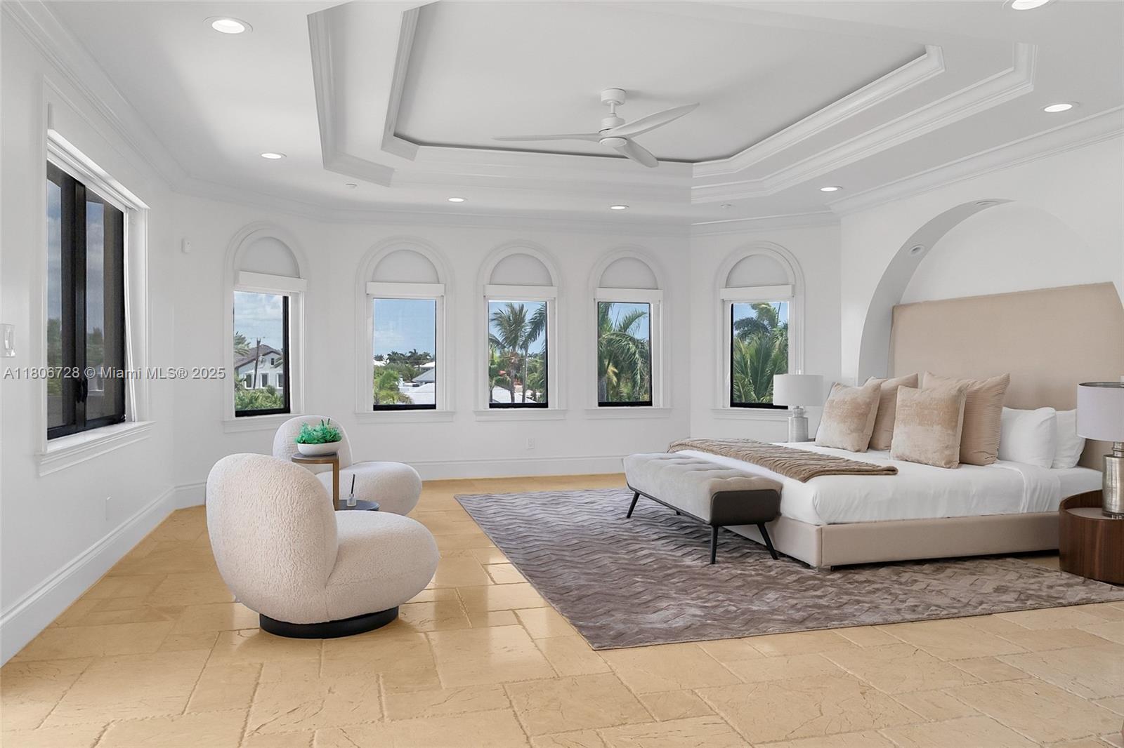 1011 Rhodes Villa Avenue Delray Beach, FL 33483 - Photo 75 of 90 a living room with furniture and a large window