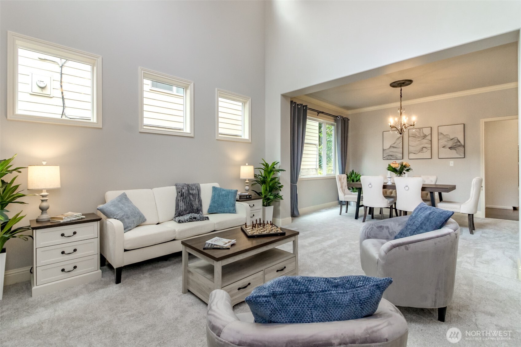 1913 Northeast 32nd Street Renton, WA 98056 - Photo 3 of 40 a living room with furniture and a large window