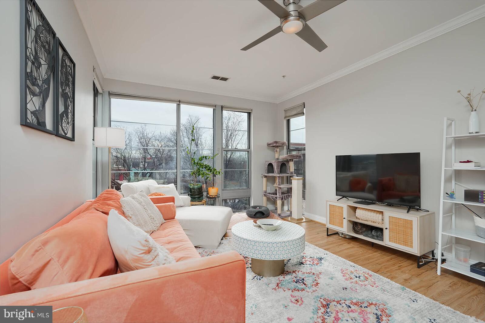 Bright and airy living space with modern flair.