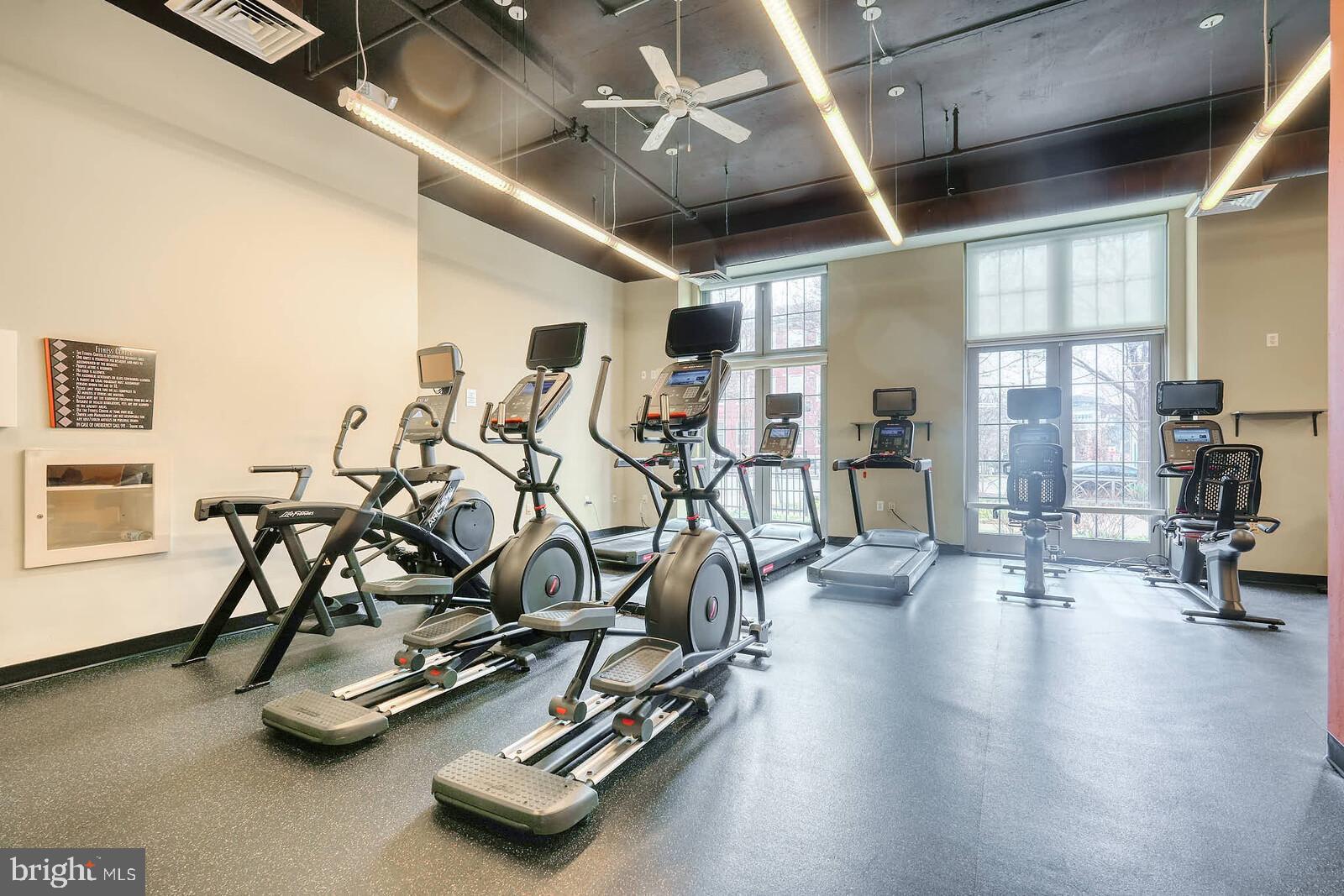 1391 Pennsylvania Ave. Southeast, Unit 331 Washington, DC 20003 - Photo 26 of 29 Fitness center with ample natural light.