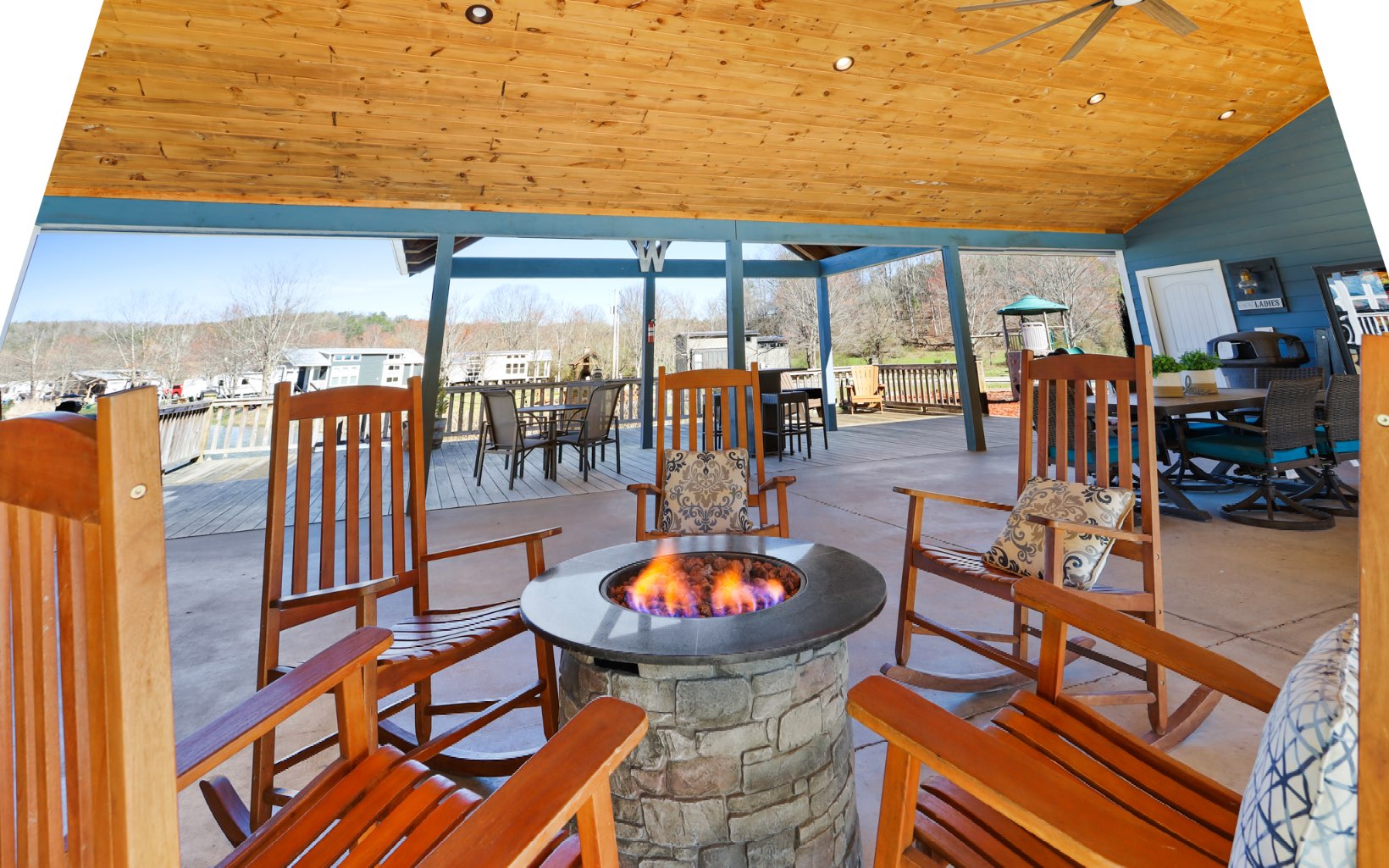 Meadow Hill Morganton, GA 30560 - Photo 18 of 30 a room with furniture and a large window