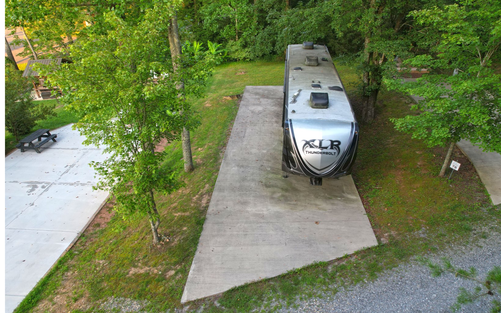Meadow Hill Morganton, GA 30560 - Photo 26 of 30 an aerial view of a house with garden