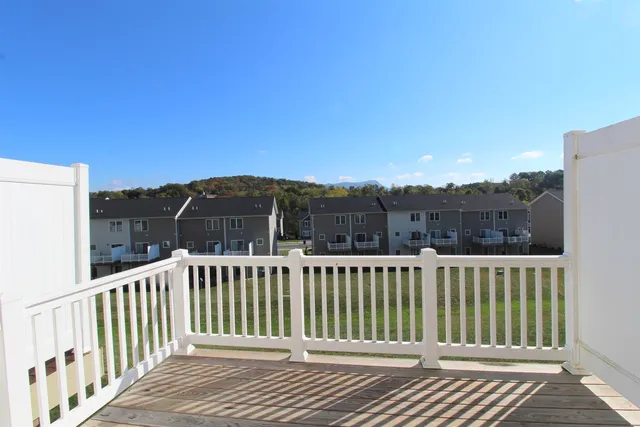 a view of a roof deck