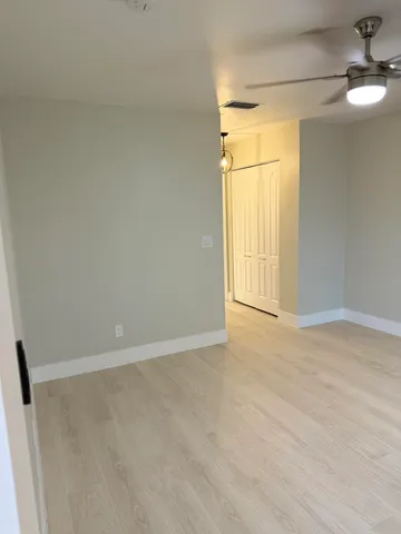 a close view of closet