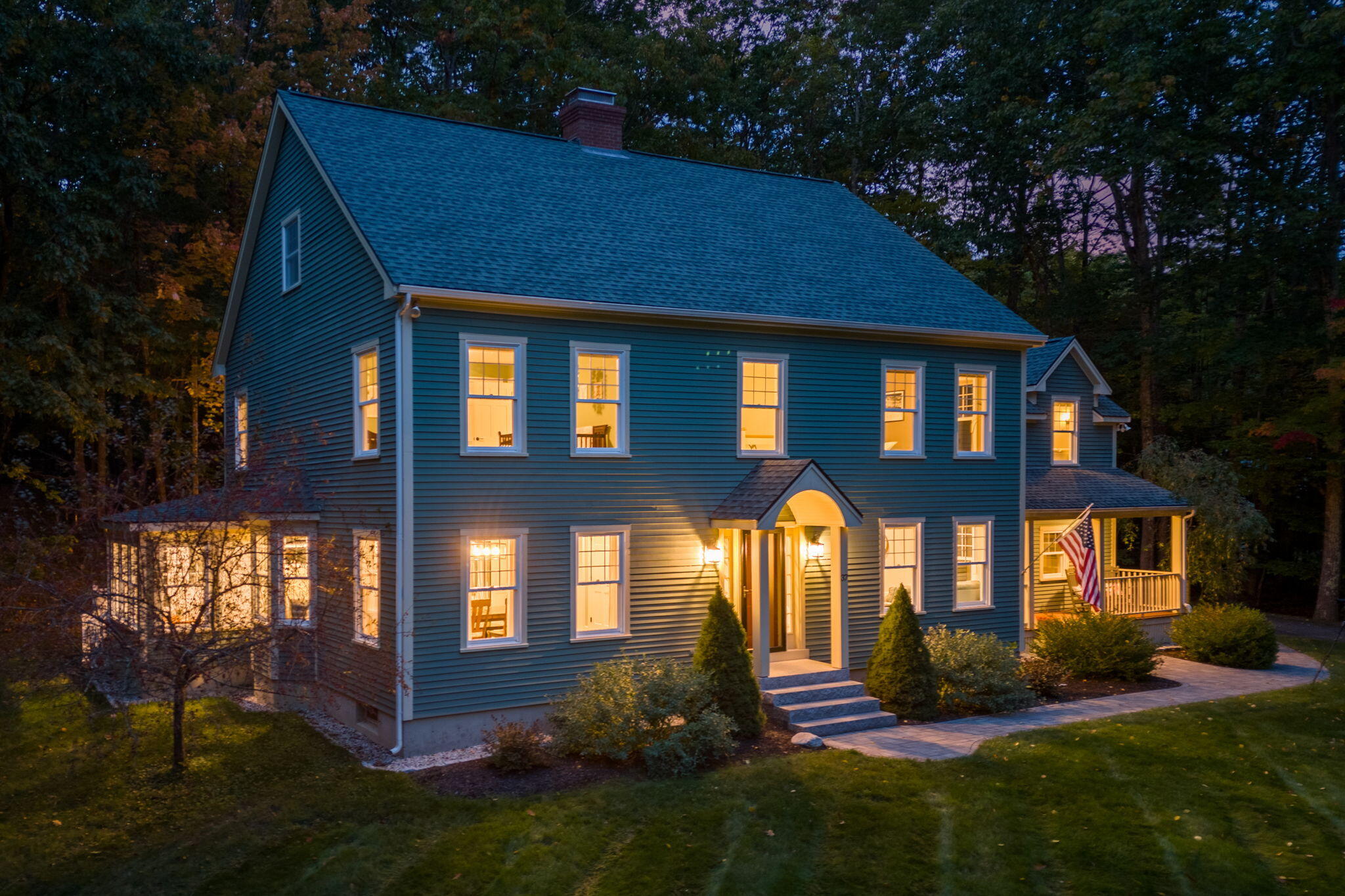 37 Newell Ridge Road Cumberland Center, ME 04021 - Photo 2 of 69 115-web-or-mls-37NewellTwlightFinal-7