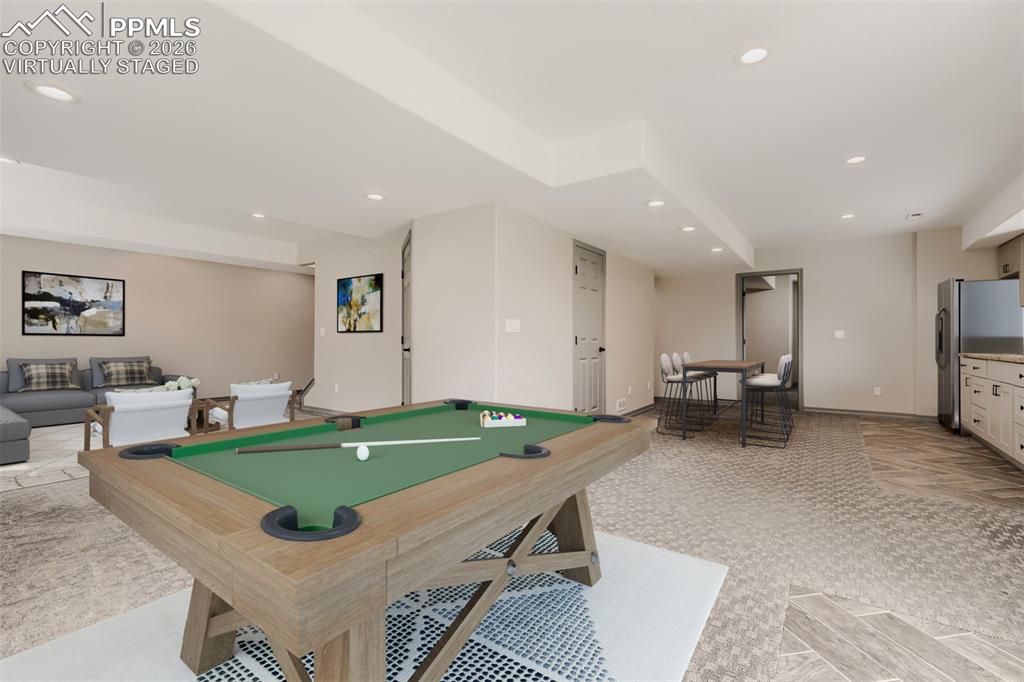 16755 Winchester Road Colorado Springs, CO 80908 - Photo 34 of 50 Virtually staged game room.