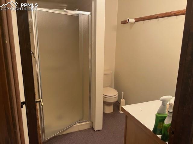 16755 Winchester Road Colorado Springs, CO 80908 - Photo 47 of 50 3/4 shop bathroom. Shop office 1 of 2. 30x60 shop with 3/4 bath and 2 rooms plus lots of workspace/storage/parking. Heated.