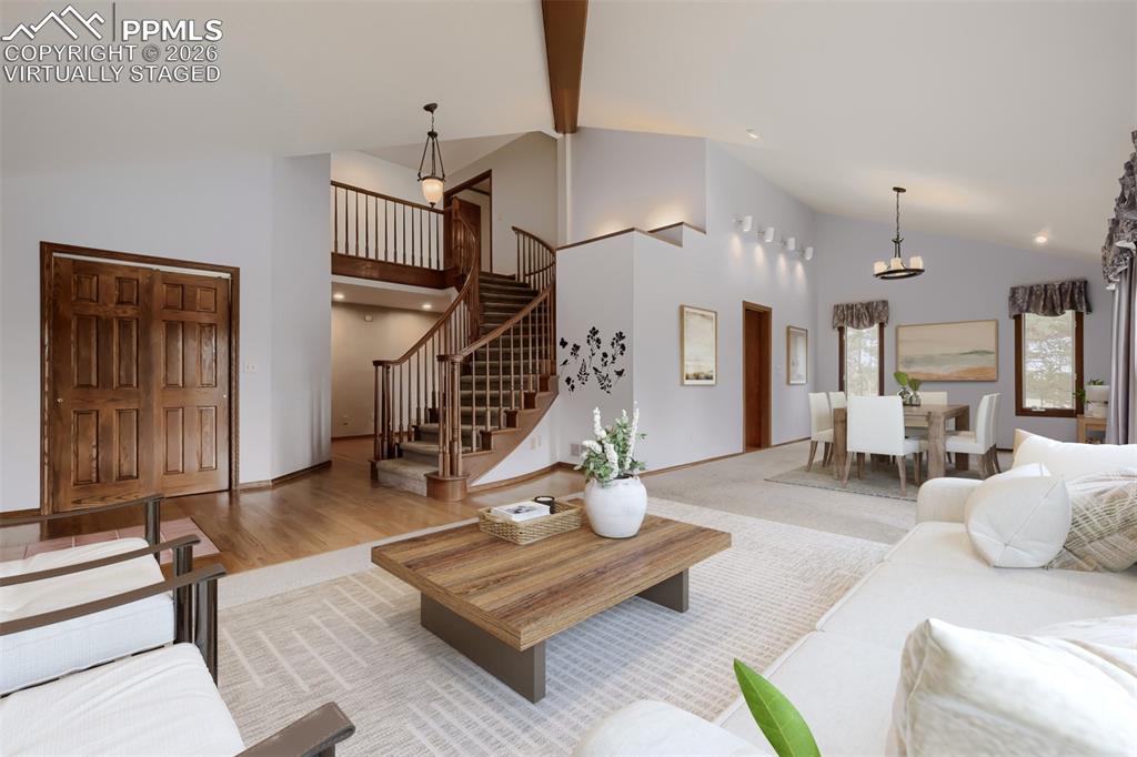 16755 Winchester Road Colorado Springs, CO 80908 - Photo 7 of 50 Virtually staged formal living and dining rooms.