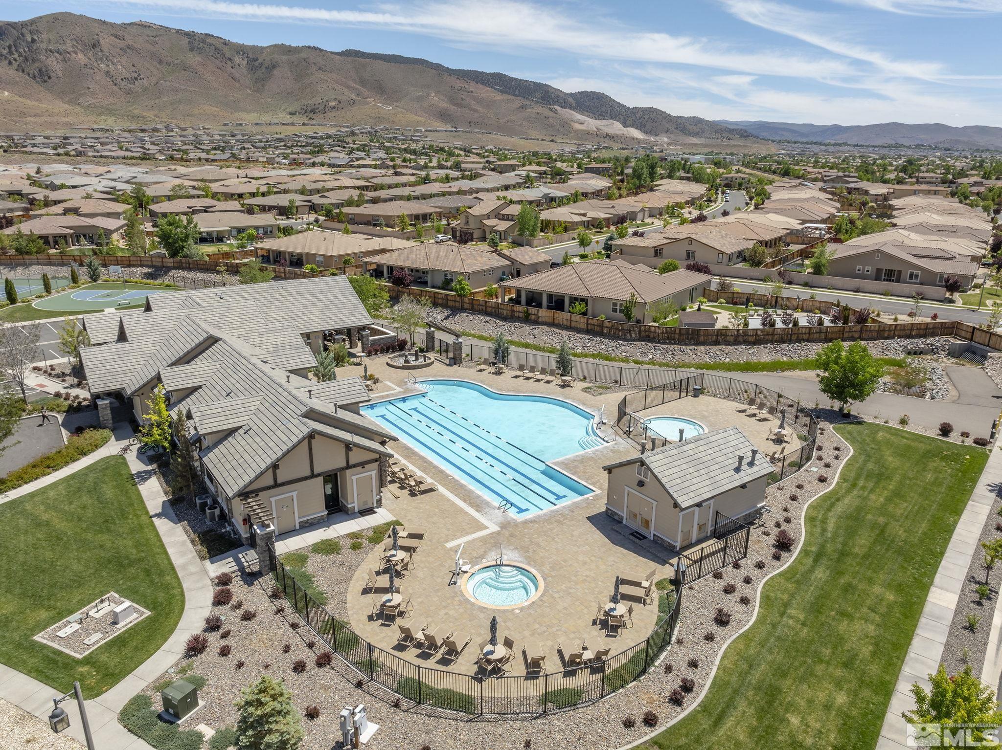 3080 Show Jumper Lane Reno, NV 89521 - Photo 33 of 40 an aerial view of a house with a ocean