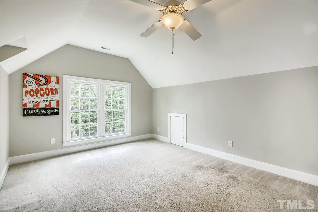 5205 Covington Bend Drive Raleigh, NC 27613 - Photo 8 of 16 Huge bonus room or 4th bedroom - you choose. There is a huge WALK-IN closet. Both secondary bedrooms are large too with nice deep closets. All bedrooms have window shutters too!