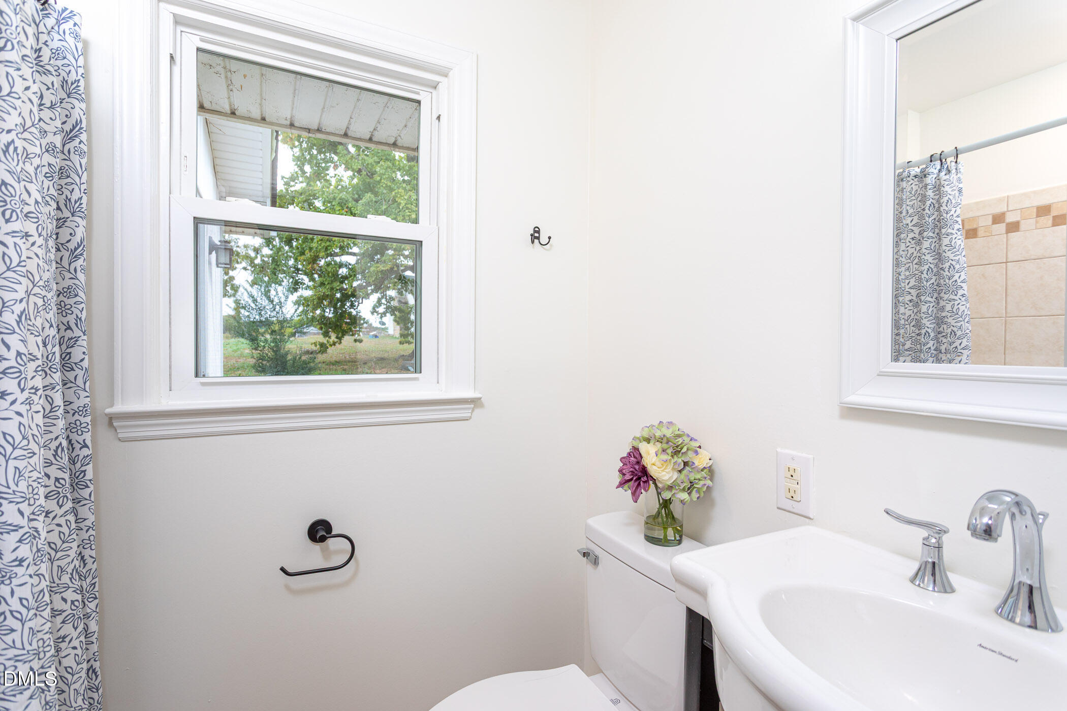 641 Rocky Ford Road Louisburg, NC 27549 - Photo 24 of 40 a bathroom with a sink mirror and toilet