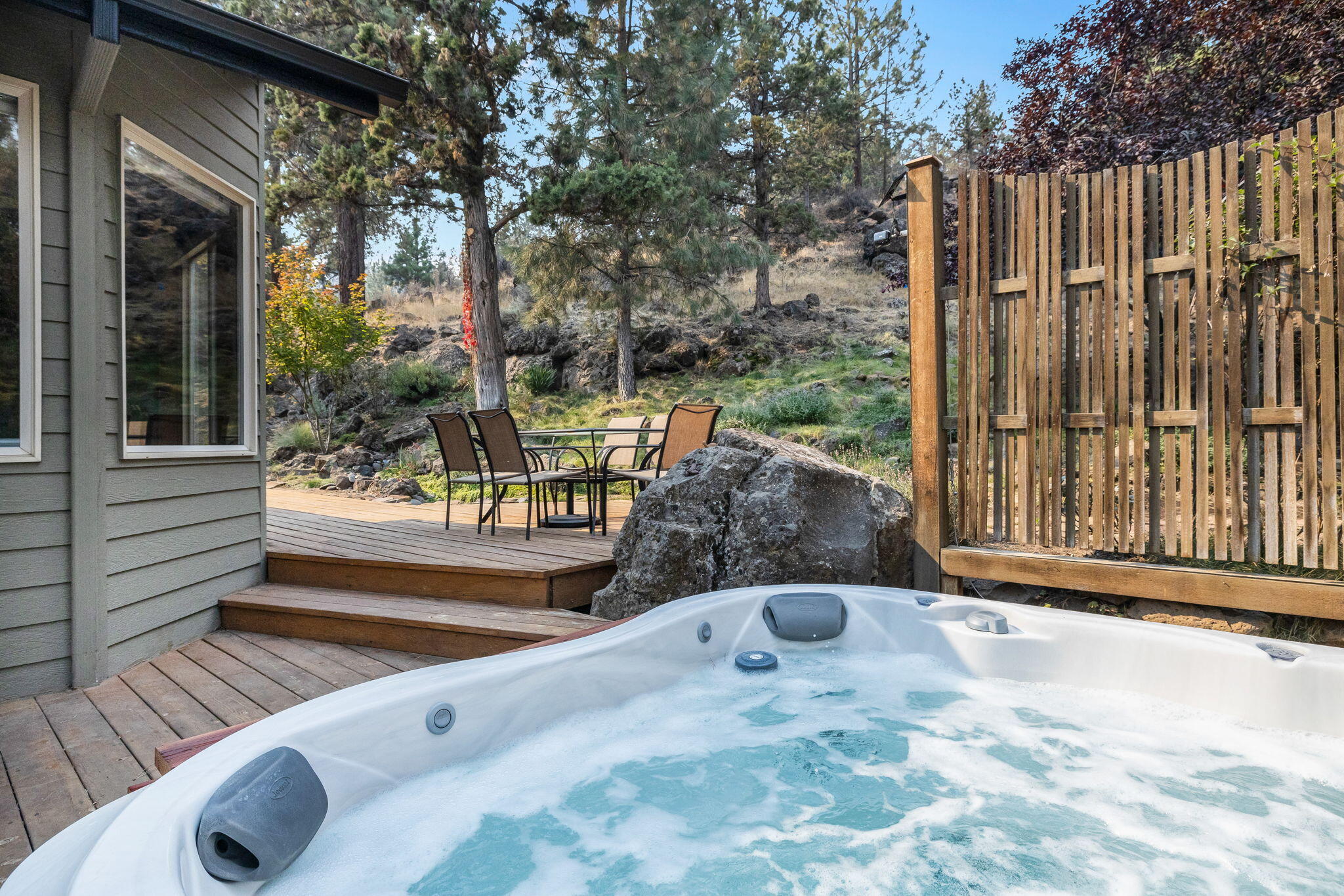 3945 Northwest Lower Village Road Bend, OR 97703 - Photo 36 of 44 Hot Tub