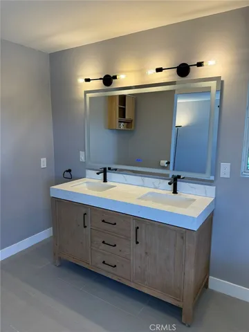 a view of a bathtub in a bathroom