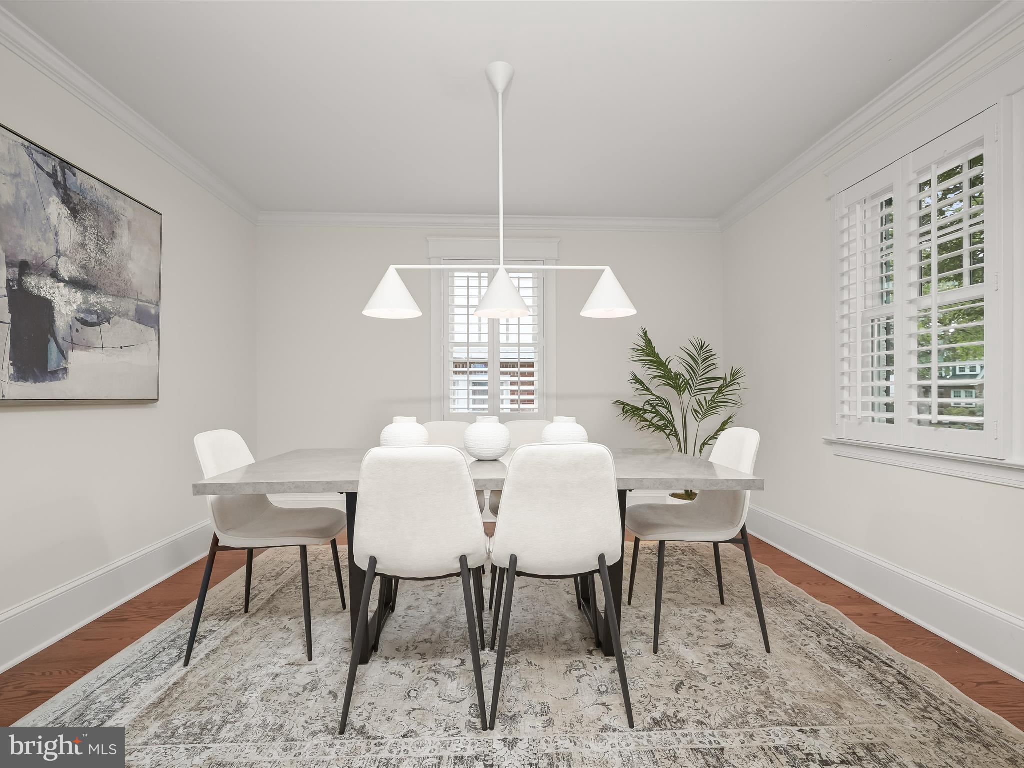 3118 17th Street North Arlington, VA 22201 - Photo 15 of 96 a view of a dining room with furniture window and wooden floor