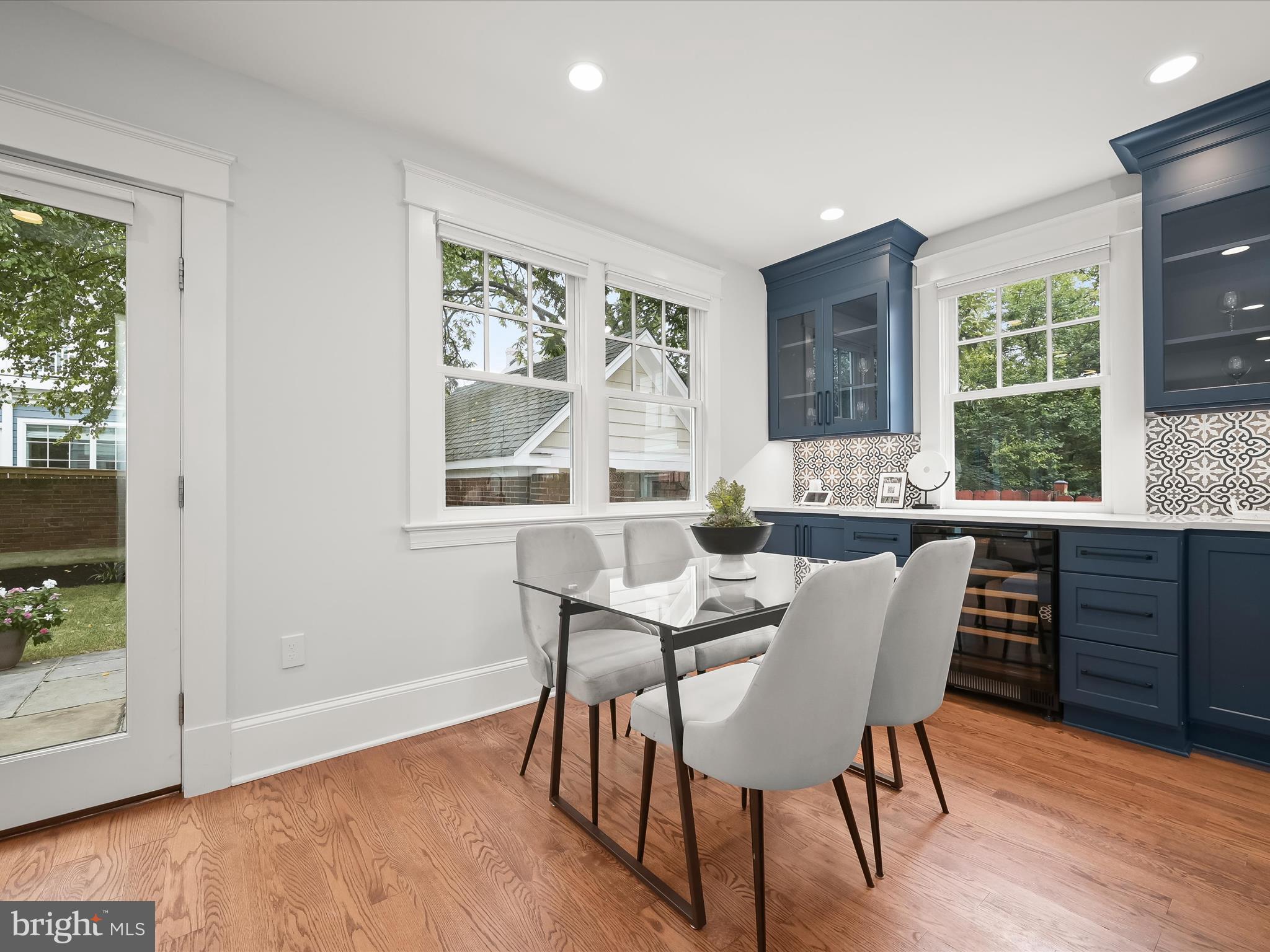 3118 17th Street North Arlington, VA 22201 - Photo 28 of 96 a view of a dining room with furniture and windows